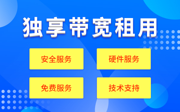 服务器托管独享100M带宽费用是多少？